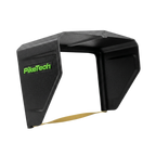 PikeTech PRO Visor installed on a Garmin fish finder for improved screen visibility and glare reduction
