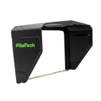PikeTech PRO Visor installed on a Humminbird HELIX fish finder for improved visibility and glare reduction