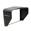 PikeTech PRO Visor for fishfinder and marine electronics showing premium ASA material construction with UV, heat and marine resistance for harsh outdoor conditions